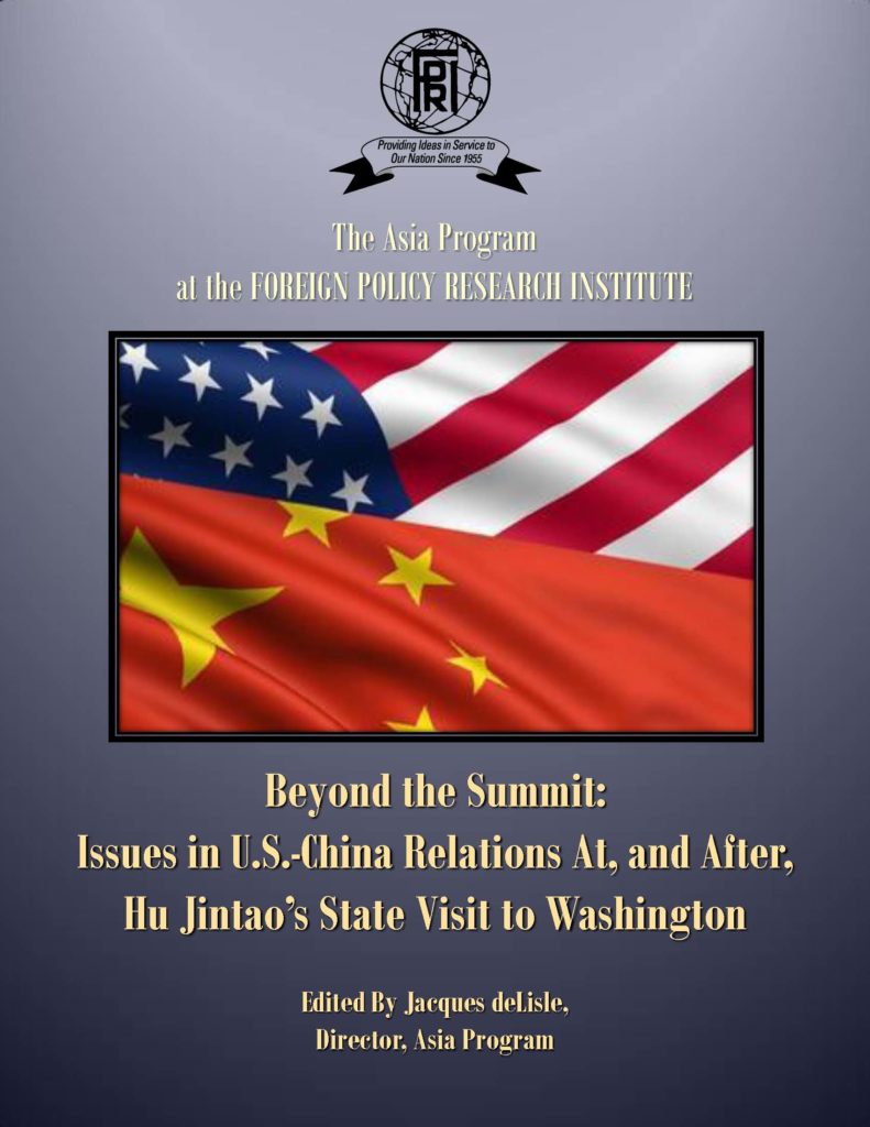 The Hu Obama Summit And Us China Relations Foreign - 