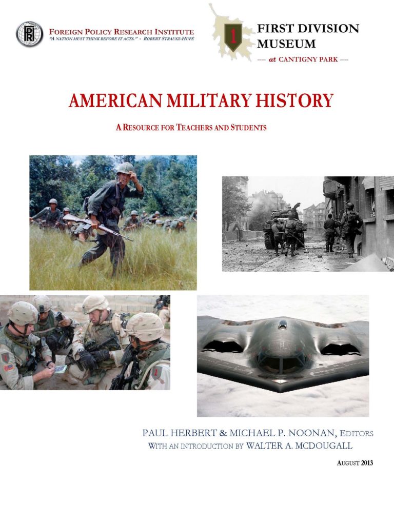 American Military History: A Resource For Teachers And Students ...