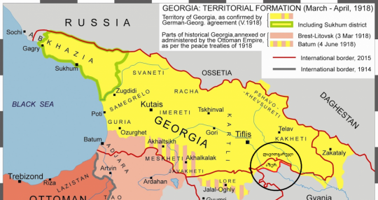 Georgia Border Map   Georgia Border Map 